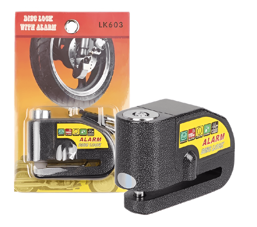 Candado Con  Alarma  Para  disco de Moto