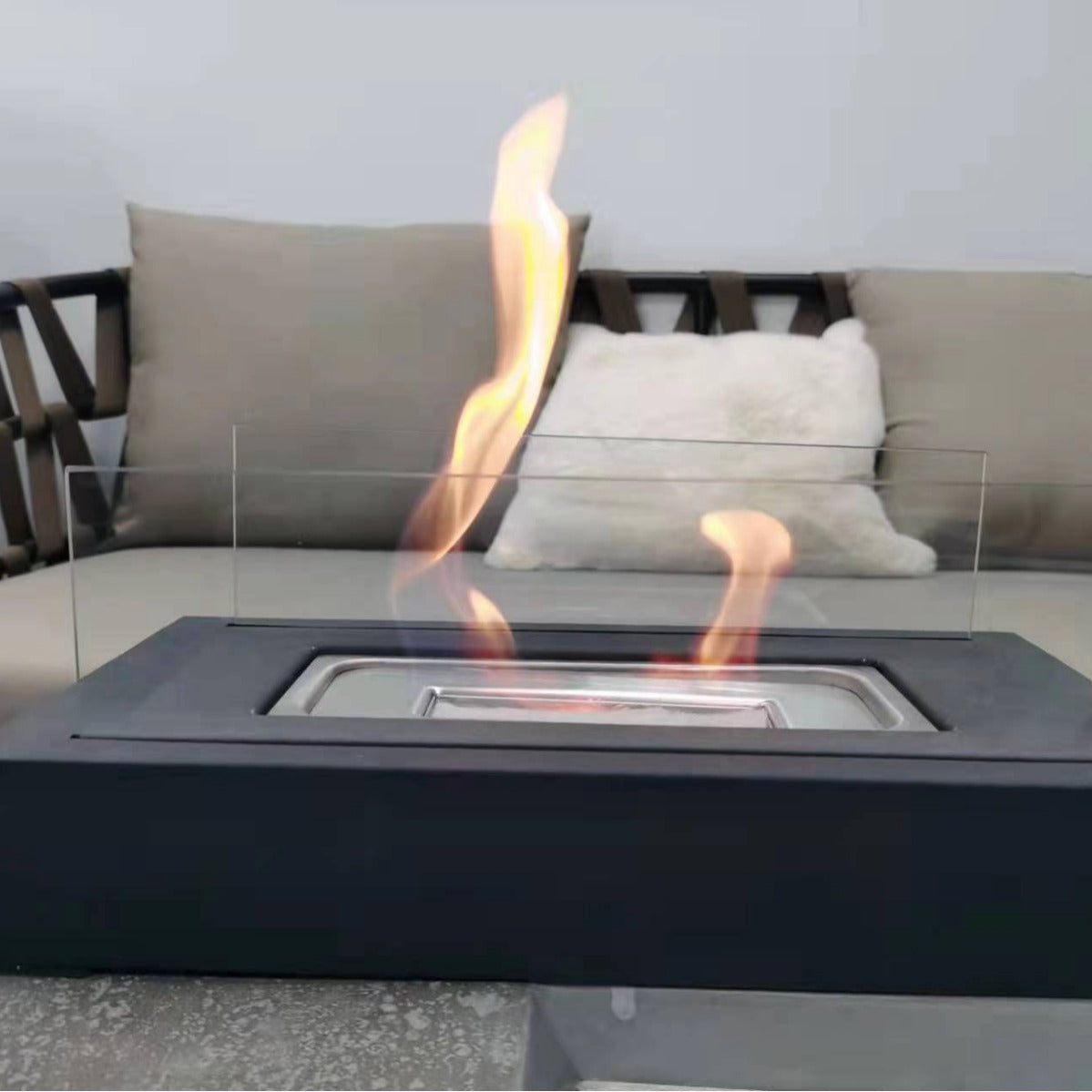 CHIMENEA A BASE ALCOHOL DISEÑO HOGAR