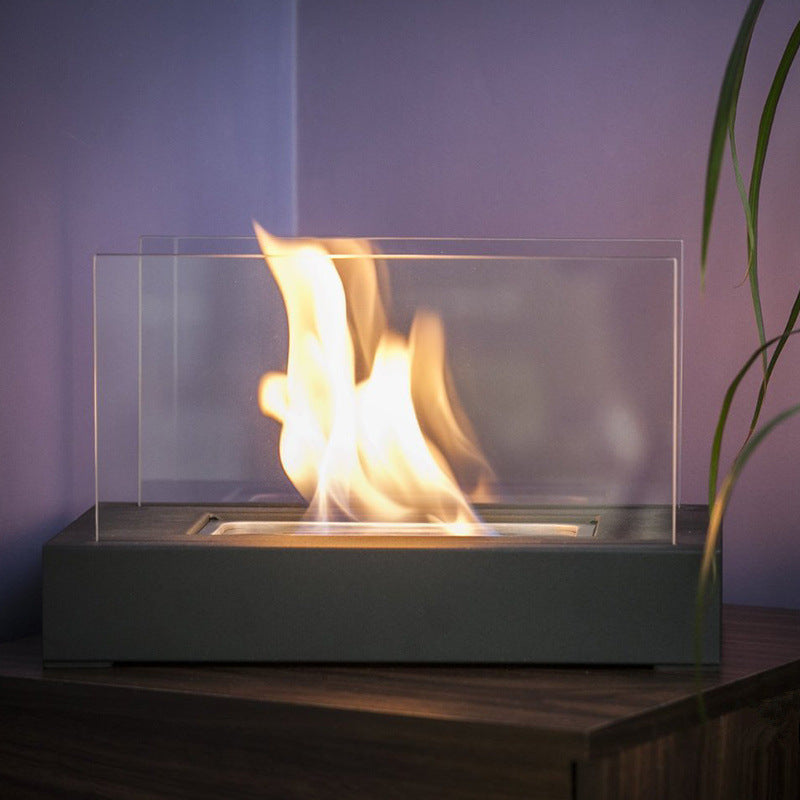 CHIMENEA A BASE ALCOHOL DISEÑO HOGAR