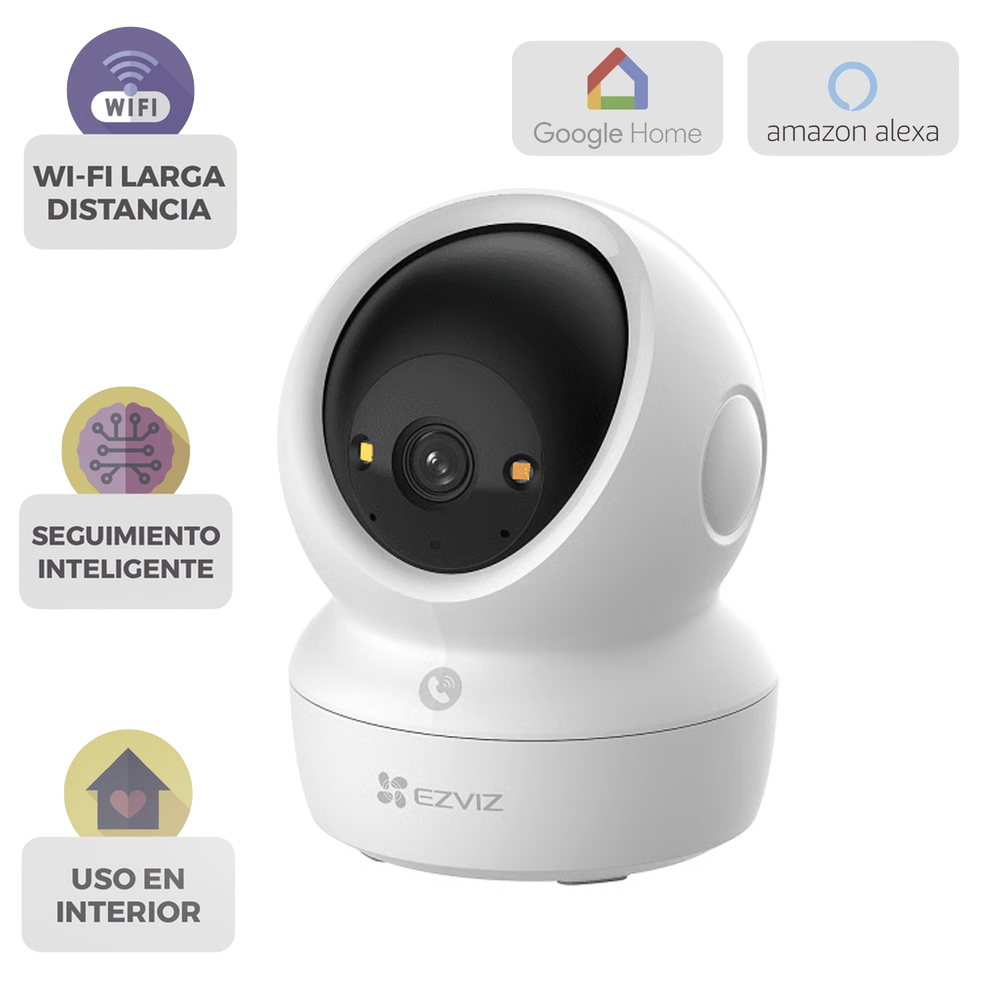 Camara PT CS-H6C PRO 3 Megapíxel / Wi-Fi / Seguimiento Inteligente / Audio de Dos Vías