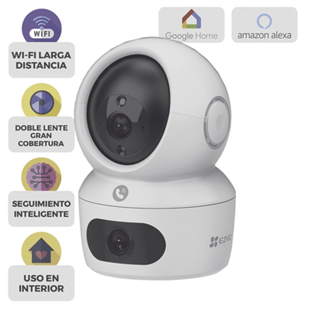 Cámra PT WiFi 2K Dual