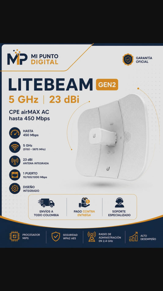 Ubiquiti LiteBeam AC Gen2 23 dBi